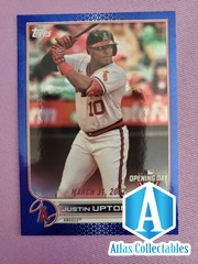 2022 Topps Opening Day Blue Foil #139 Justin Upton